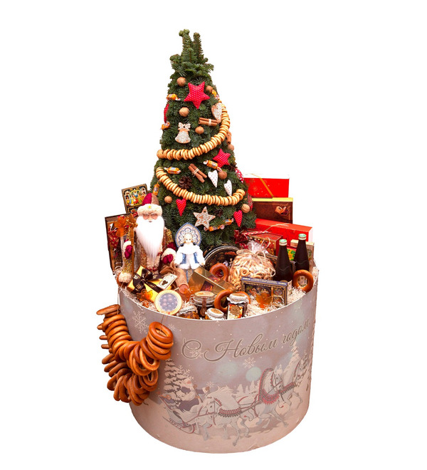 Огромная подарочная коробка С Новым Годом! (150см) – фото № 5