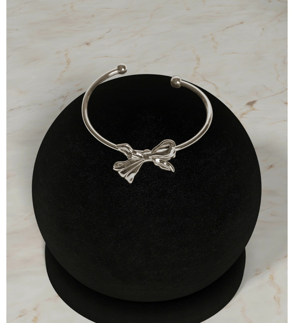 Bracelet Silver Bow – photo #1