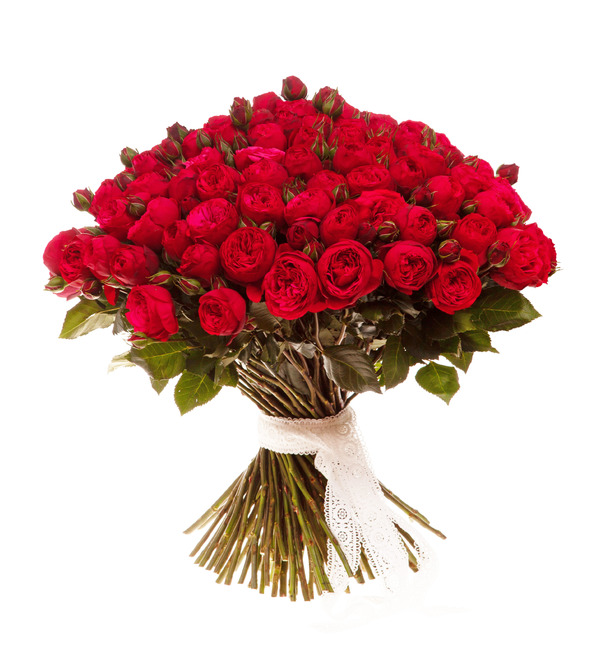 Bouquet-solo roses Red Piano (75,101,151 or 201) – photo #4