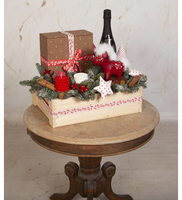 Подарочное кашпо Новогодние приготовления – фото № 4