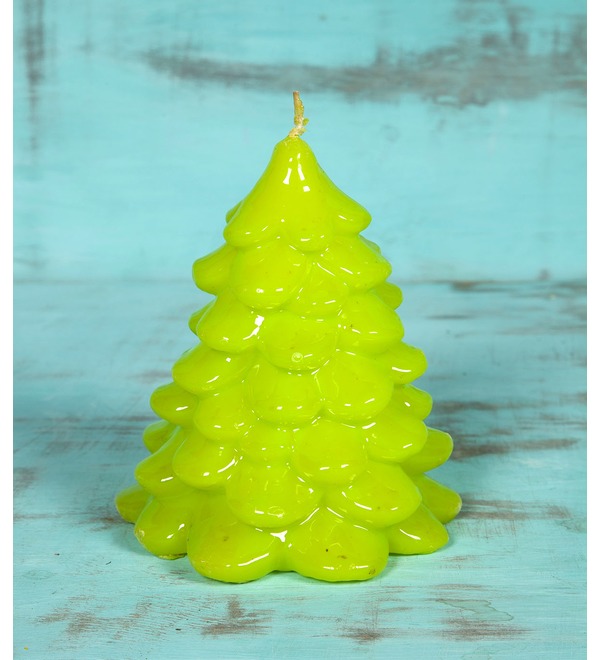 Decorative candle Christmas tree – photo #1