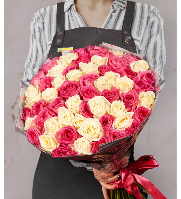 Букет-дуэт Адажио (15,25,35,51,75,101 или 151) MCD3 BRE – фото № 1