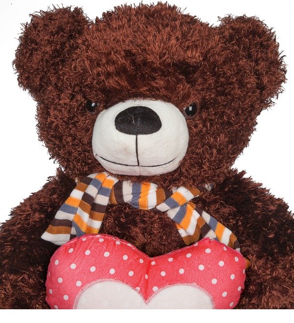 Мягкая игрушка Медведь с сердцем (60 см) – фото № 3