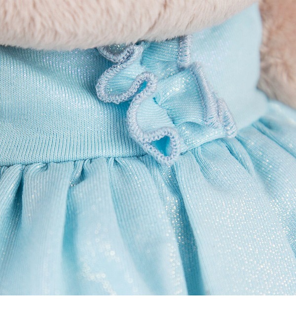 Мягкая игрушка Зайка Ми в голубом платье со звездой IM20158 SAN – фото № 3