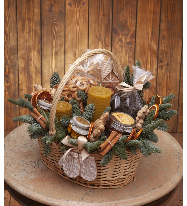 Gift basket Tea with honey – photo #1
