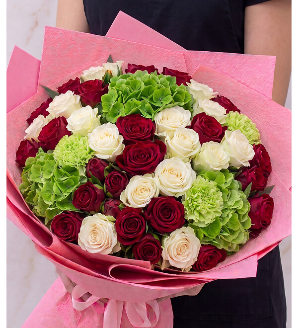 Bouquet-quartet Dance of Roses – photo #1