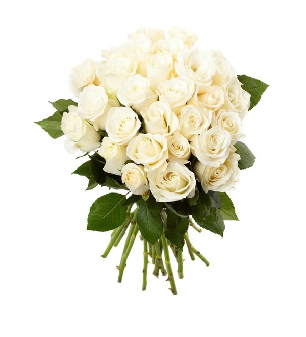 Букет с белыми розами BZ14 FOR – фото № 1