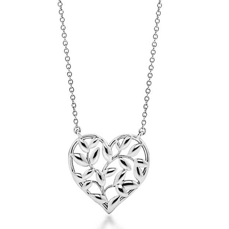 Paloma picasso olive leaf heart clearance pendant