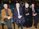 композиторы Александр Зацепин и Оскар  Фельцман, поэт Михаил Танич с супругой