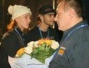 букеты от AMF ждали своих звездных адресатов за кулисами